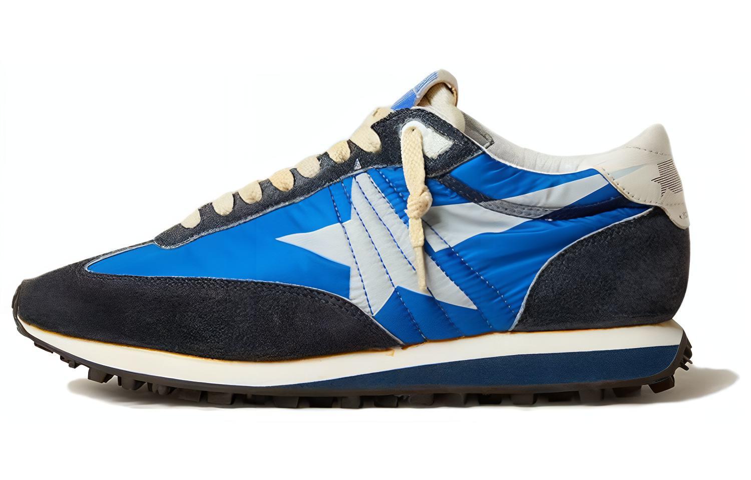 (Women) Golden Goose Running Marathon Star Sneakers Blue Casual Shoes. GWF00683.F005463.50738