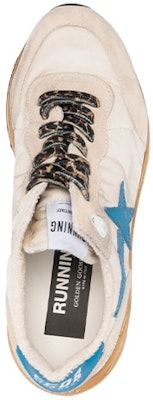 Golden Goose Running Sole 皮革 繫帶增高 緩震 低筒 運動休閒鞋 女款 米藍 Lookbook Golden Goose Running Sole 皮革 繫帶增高 緩震 低筒 運動休閒鞋 女款 米藍