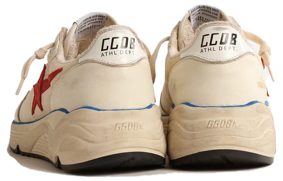 Shop (Women) Golden Goose Running Sole 'Beige Low-Top' GWF00276.F004586.11196