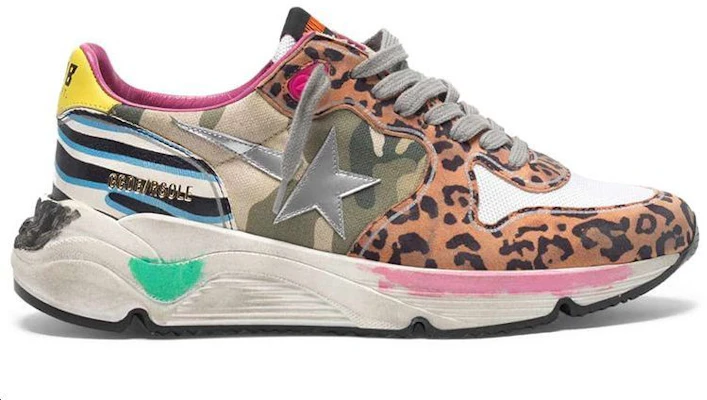 (Women) Golden Goose Running Sole 'Camo Leopard Yellow Heel Distressed' G36WS963.N7 Order (Women) Golden Goose Running Sole 'Camo Leopard Yellow Heel Distressed' G36WS963.N7