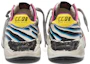 Shop (Women) Golden Goose Running Sole 'Camo Leopard Yellow Heel Distressed' G36WS963.N7
