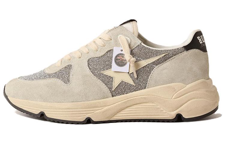(Women) Golden Goose Running Sole 'Grey Leather Low-Top' GWF00126.F004599.70281