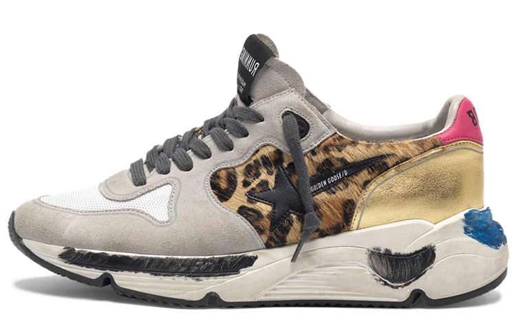 Buy (W) ゴールデングース ランニングソール レオパード (Golden Goose Running Sole Leopard) G35WS963.H9