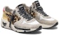 (W) Golden Goose Running Sole 'Leopard Emas Tumit Kelabu Terpakai' G35WS963.H9
