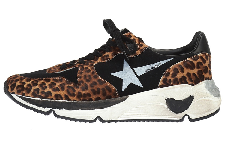(Women) Golden Goose Running Sole 'Leopard Print Brown Black' G34WS963.A5