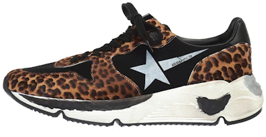 (Women) Golden Goose Running Sole 'Leopard Print Brown Black' G34WS963.A5 (Women) Golden Goose Running Sole 'Leopard Print Brown Black' G34WS963.A5