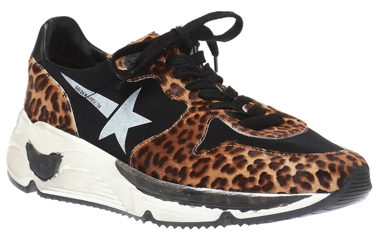 Lookbook (Women) Golden Goose Running Sole 'Leopard Print Brown Black' G34WS963.A5