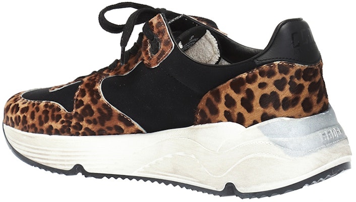 (Women) Golden Goose Running Sole 'Leopard Print Brown Black' G34WS963.A5 Shop (Women) Golden Goose Running Sole 'Leopard Print Brown Black' G34WS963.A5