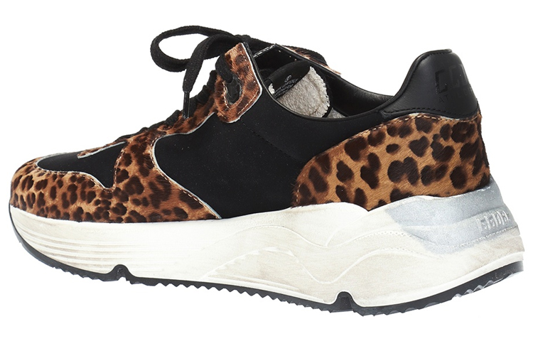 Shop (Women) Golden Goose Running Sole 'Leopard Print Brown Black' G34WS963.A5