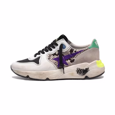 (W) Golden Goose Running Sole 'Purple Embroidery Star'