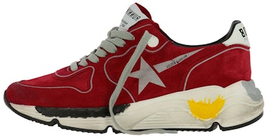 (Women) Golden Goose Running Sole 'Red Leather' G34WS963.A4 (Women) Golden Goose Running Sole 'Red Leather' G34WS963.A4