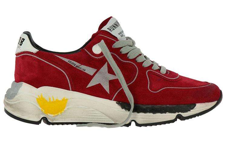 Order 金鵝牌跑鞋 龍型鞋底 真皮 女款 紅色