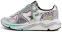 Buy (Women) Golden Goose Running Sole 'Silver Glitter Star' G36WS963.N3
