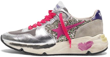 (Women) Golden Goose Running Sole 'Silver Sequins' G35WS963.E1 (Women) Golden Goose Running Sole 'Silver Sequins' G35WS963.E1