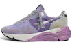 Buy (Women) Golden Goose Running Sole 'Silver Sparkle Star Purple Distressed' G36WS963.N9
