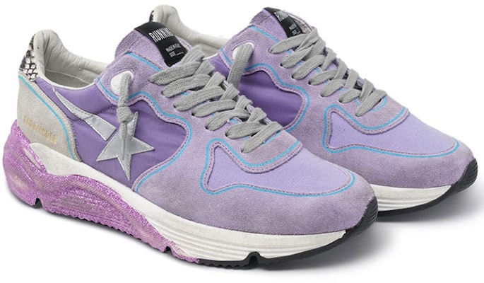 (Women) Golden Goose Running Sole 'Silver Sparkle Star Purple Distressed' G36WS963.N9 Lookbook (Women) Golden Goose Running Sole 'Silver Sparkle Star Purple Distressed' G36WS963.N9