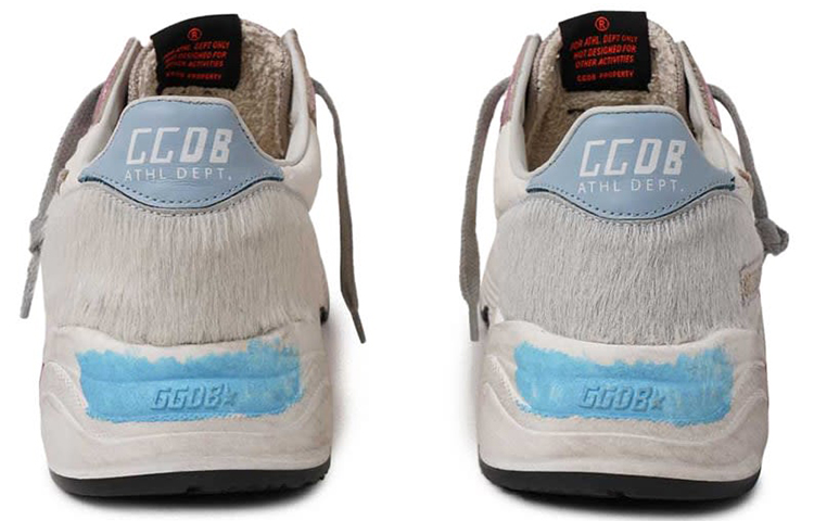 Lookbook (Women) Golden Goose Running Sole 'Silver Star Pink Blue Tail' G36WS963.M4