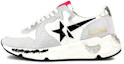 Buy (Women) Golden Goose Running Sole 'Silver White Distressed' GWF00126.F001058.70159