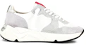Order (Women) Golden Goose Running Sole 'Silver White Distressed' GWF00126.F001058.70159