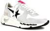 Lookbook (Women) Golden Goose Running Sole 'Silver White Distressed' GWF00126.F001058.70159