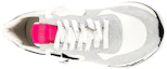 Shop (Women) Golden Goose Running Sole 'Silver White Distressed' GWF00126.F001058.70159