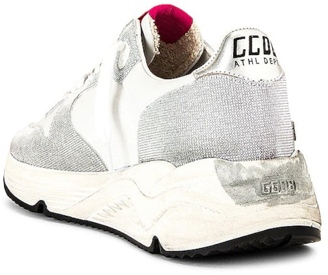 (Women) Golden Goose Running Sole 'Silver White Distressed' GWF00126.F001058.70159 Purchase (Women) Golden Goose Running Sole 'Silver White Distressed' GWF00126.F001058.70159