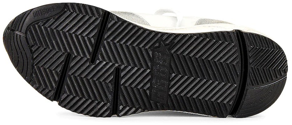 (Women) Golden Goose Running Sole 'Silver White Distressed' GWF00126.F001058.70159 Details for (Women) Golden Goose Running Sole 'Silver White Distressed' GWF00126.F001058.70159