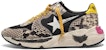 (W) Golden Goose Running Sole 'Kulit Coklat Corak Ular' G35WS963.D9