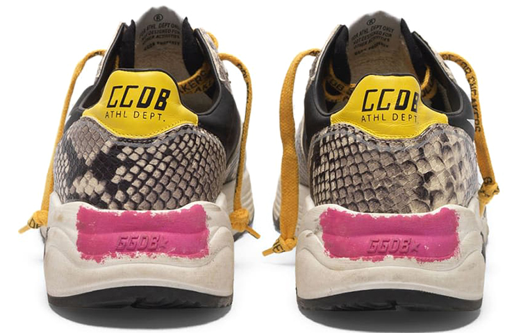 Lookbook (W) Golden Goose 跑步鞋 '蛇纹棕色皮革' G35WS963.D9