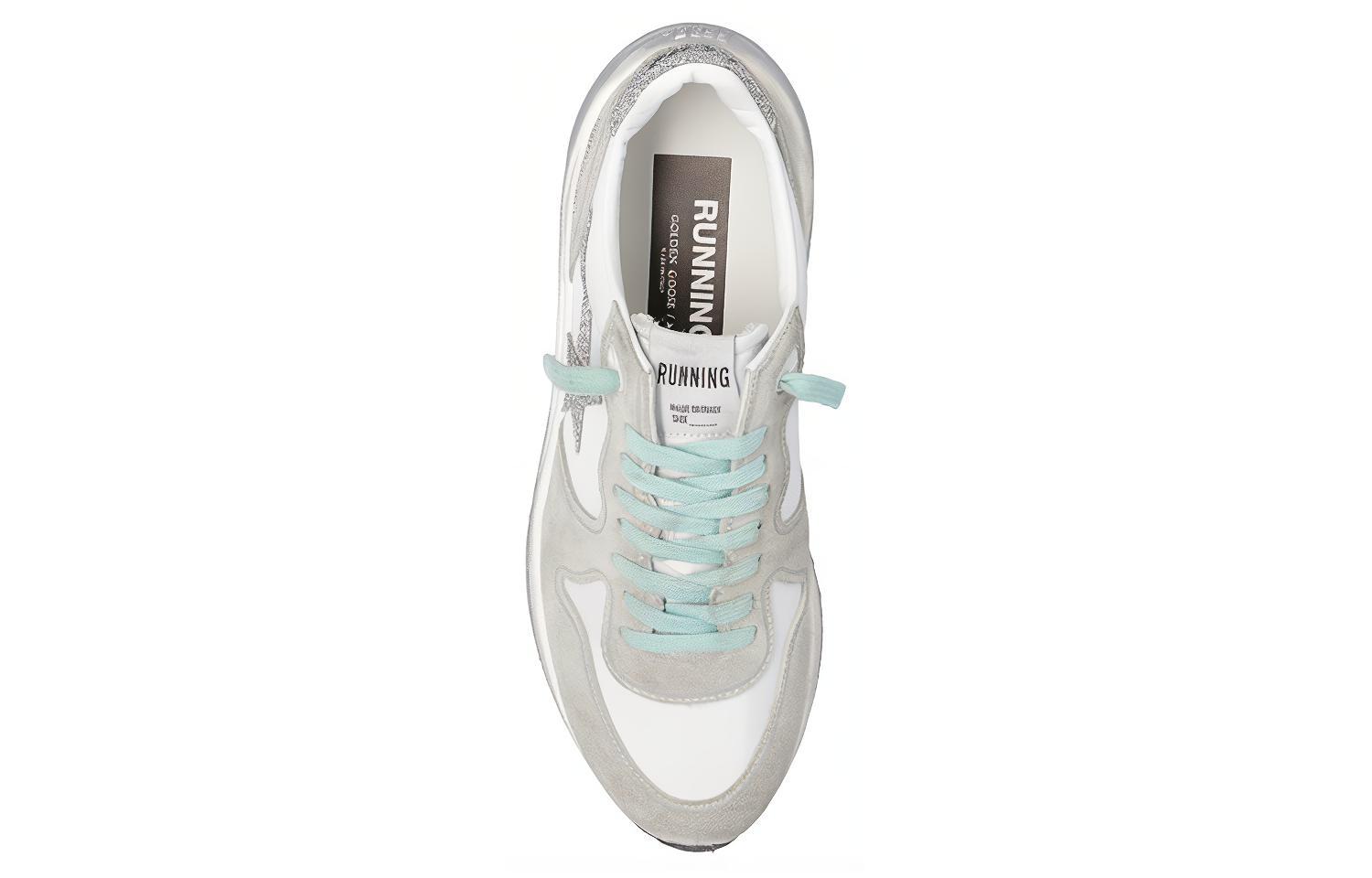 Shop (Women) Golden Goose Running Sole 'White Grey' GWF00126.F002793.10268