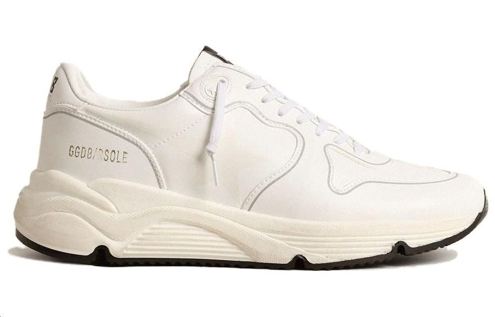 Order (W) Golden Goose Running Sole 'Kulit Putih Bertapak Rendah' GWF00126.F003953.10100