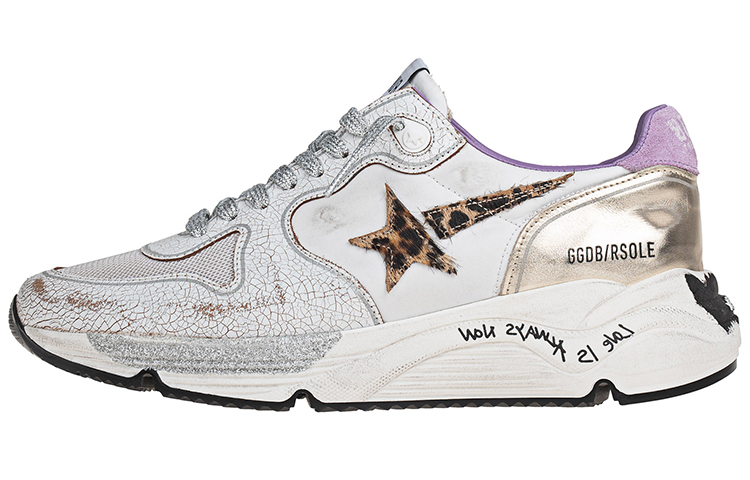 (Women) Golden Goose Running Sole 'White Purple' GWF00126.F001144.80869