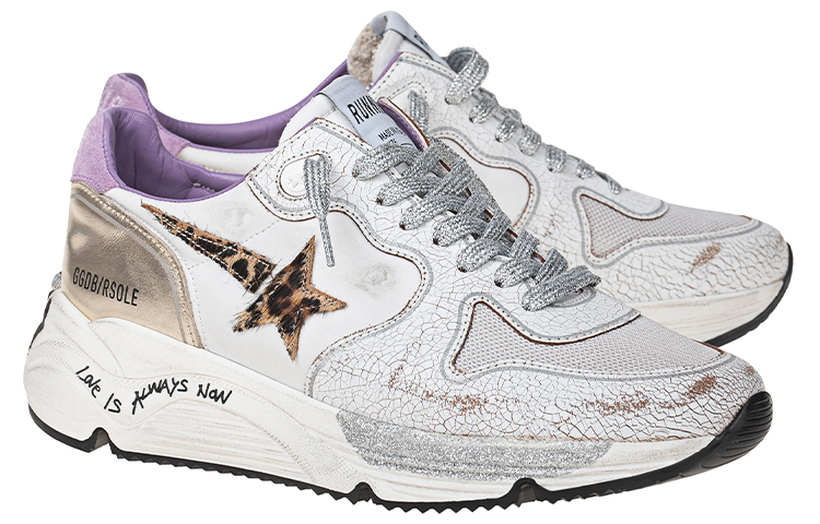 Lookbook (Women) Golden Goose Running Sole 'White Purple' GWF00126.F001144.80869