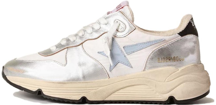 (W) Golden Goose Running Sole 'Putih Perak Biru' GWF00458.F003982.70255 Buy (W) Golden Goose Running Sole 'Putih Perak Biru' GWF00458.F003982.70255