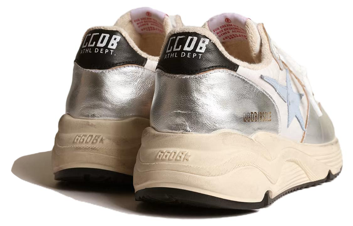 (W) Golden Goose Running Sole 'White Silver Blue' 圖 4