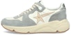 (W) Golden Goose Running Sole Kelabu Krim Asap GWF00126.F004174.60405
