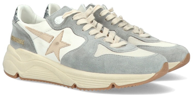 (Women) Golden Goose Running Sole Grey Cream Smoke GWF00126.F004174.60405 Lookbook (Women) Golden Goose Running Sole Grey Cream Smoke GWF00126.F004174.60405