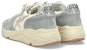 (W) Golden Goose Running Sole Kelabu Krim Asap GWF00126.F004174.60405