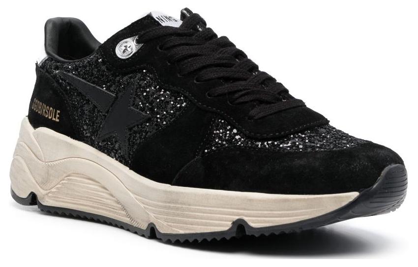 Order (W) Golden Goose Running Sole Rendah 'Hitam Putih' GWF00215.F004741.80203