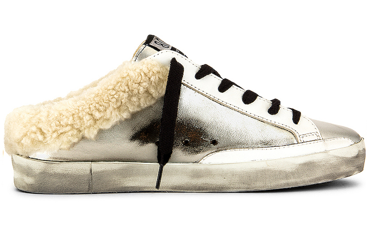 Order (W) Golden Goose Sabot ''Weiß Schwarz'' GWF00110.F000797.70149