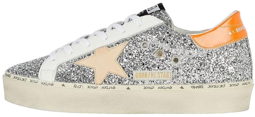 (Women) Golden Goose Silver Leather Low-Top Lace-Up Sneakers. G36WS945.Q5 Buy (Women) Golden Goose Silver Leather Low-Top Lace-Up Sneakers. G36WS945.Q5