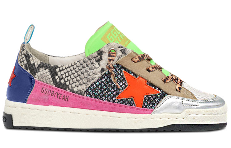 Order (Women) Golden Goose Skate 'Orange Snake' GWF00130.F000456.80383