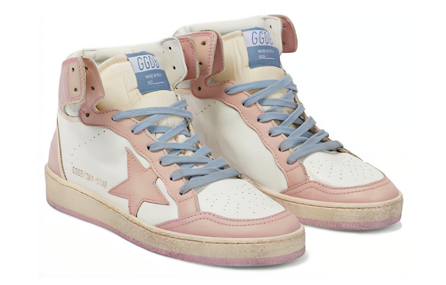 Lookbook (W) Golden Goose Sky-Star '粉白做旧' GWF00230.F004641.25683