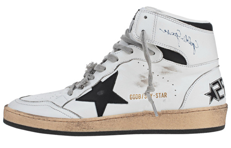 (Women) Golden Goose Sky-Star 'White Leather High-Top' GWF00230.F002190.10283
