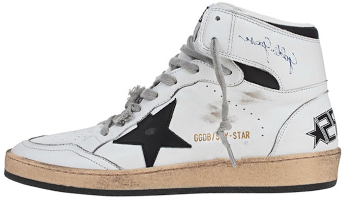 (Women) Golden Goose Sky-Star 'White Leather High-Top' GWF00230.F002190.10283 Buy (Women) Golden Goose Sky-Star 'White Leather High-Top' GWF00230.F002190.10283