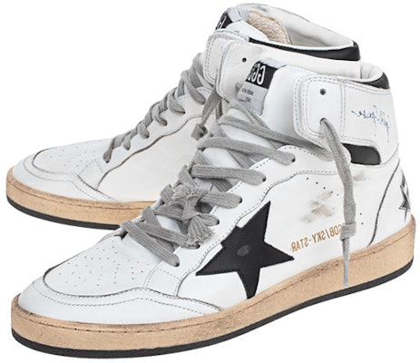 (Women) Golden Goose Sky-Star 'White Leather High-Top' GWF00230.F002190.10283 Lookbook (Women) Golden Goose Sky-Star 'White Leather High-Top' GWF00230.F002190.10283