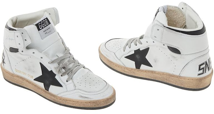 (Women) Golden Goose Sky-Star 'White Leather High-Top' GWF00230.F002190.10283 Shop (Women) Golden Goose Sky-Star 'White Leather High-Top' GWF00230.F002190.10283