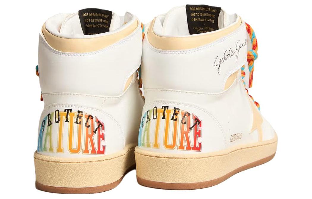 (W) Golden Goose Sky-Star 'White Orange' 圖 3