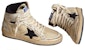 (Women) Golden Goose Sky-Star High 'Distressed Cream Star' GWF00230.F003339.10357