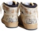 Shop (Women) Golden Goose Sky-Star High 'Distressed Cream Star' GWF00230.F003339.10357